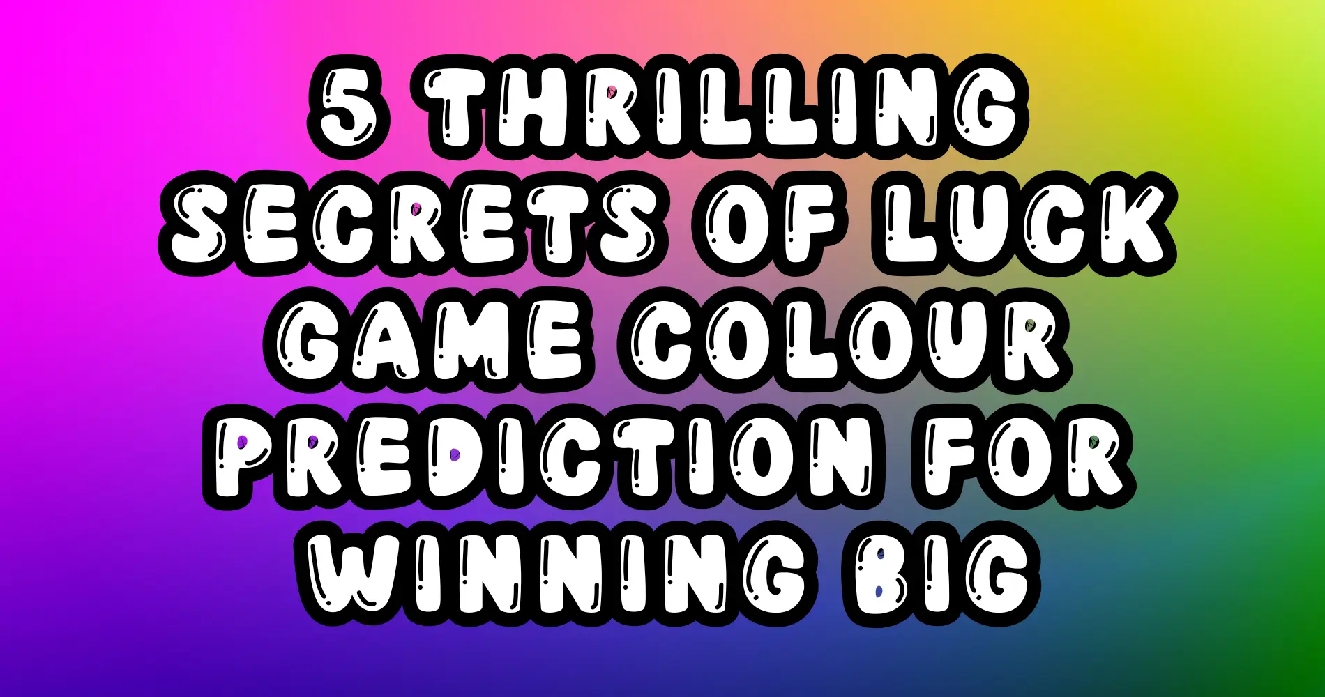 luck game colour prediction